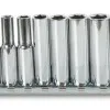 Långa Hylsor Sexkant 1/44-14 mm Förkromade, Sats 13st, BETA Tools