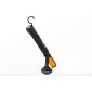 Starkt arbetslampa COB LED 450LM + 25LM varningsblink, laddbar, magnet och krok, USB