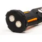 Starkt arbetslampa COB LED 450LM + 25LM varningsblink, laddbar, magnet och krok, USB