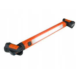 Lång smal arbetslampa 600LM, vridbara magneter, laddbar, krok, USB
