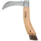 Opinel svampkniv med borste, 8.5 cm, hopfällbar