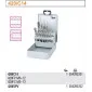 Long Thread Tap set 14 pcs M3-M12 HSS Steel Metal Case, BETA Tools