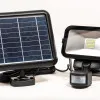 LED Strålkastare Solcell 500 LM, Rörelsesensor, 3 Lägen, IP65, 155 x 96 x 141 mm
