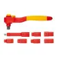 Hylssats 1/21000V 10-19 mm, sats 8 delar inkl. spärrskaft, TENG Tools