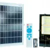 Strålkastare med Solpanel 216 LED 100W 6000 LM, Fjärrkontroll, IP65