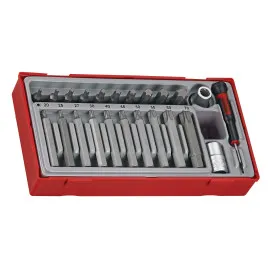 Hylsor 1/2 TORX 23 delars sats, TENG Tools TTTX23
