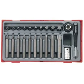 Hylsor 1/2 TORX 23 delars sats, TENG Tools TTTX23
