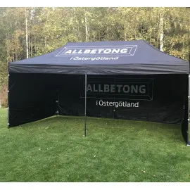 Eget reklamtryck på pop up tält - c:a 1 x 1meter