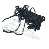 Tent Pegs and Guy Ropes, 27 cm Pegs, 8 mm Synthetic Rope, Tent Accessories, Namaxa