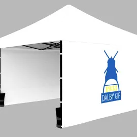 Eget reklamtryck på pop up tält - c:a 1 x 1meter