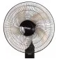 Golvfläkt med fjärr, tyst och stabil, 3 hastigheter, teleskopfot, 39 cm 50W 125 cm hög Volteno