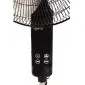 Golvfläkt med fjärr, tyst och stabil, 3 hastigheter, teleskopfot, 39 cm 50W 125 cm hög Volteno