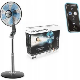 Extremt tyst, stark golvfläkt 35db, 70W, 40 cm, toppkvalitet, fjärr, många finesser, Rowenta