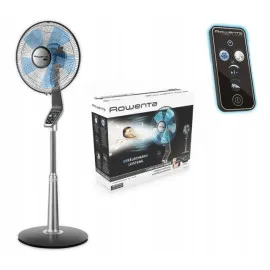 Extremt tyst, stark golvfläkt 35db, 70W, 40 cm, toppkvalitet, fjärr, många finesser, Rowenta