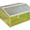 Mini Greenhouse 100 x 100 x 48 cm, Aluminium and Plastic, 2 Ventilation Windows, Outdoor