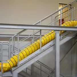 Flexibel Luftslang i Plast 340 mm x 7, 6 m för Industrifläkt, Master