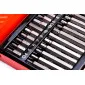 TORX and HEX Bit set T20-T55, M5-M12, HEX 4-12, 40 Pieces, S2, Proline