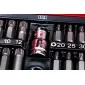 TORX and HEX Bit set T20-T55, M5-M12, HEX 4-12, 40 Pieces, S2, Proline
