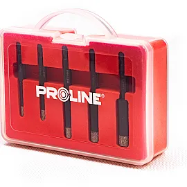 Diamond Hole Saw 5-12 mm, set of 5, 1/4, Proline