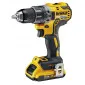 Borrskruvdragare, skruvdragare 18V sladdlös 2 x 4, 0Ah inkl. väska, laddare, DEWALT DCD791M2