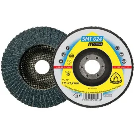 Lamellslipskiva 10st, FI=125, kornst. 80, SMT624 Supra, Klingspor