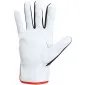 Sheep leather work gloves, 12 pairs, size 8