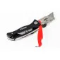 Folding utility knife, AL / COMPOSITE, material: SK5
