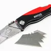 Folding utility knife, AL / COMPOSITE, material: SK5