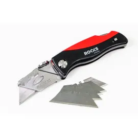 Folding utility knife, AL / COMPOSITE, material: SK5