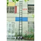 Teleskopstege 290-620 cm, kompakt utfällbart stege, aluminium, max 150 kg, CE
