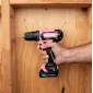Skruvdragare rosa 12V body (UTAN batteri, ladddare, väska), MAKITA CXT DF333DZP