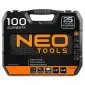 Hylsnyckelsats 100 delar 1/2, 1/4, NeoTools