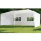 Paviljong 3 x 6m, 4 väggar med plastfönster (tält, trädgårdstält, partytält), olika färger