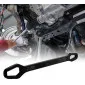 Ringnyckel universal 8-22 mm, 270 x 8 mm, CrV svart, ersätter 35 nycklar