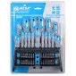 Screwdrivers and Bits, Large set of 50 Pieces, Magnetic, CRV, SOFT TOUCH, Mega