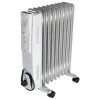Oljeelement 2000 W / 3000 W med Termostat och Hjul, 220-240 V