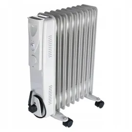 Oil-filled radiator 2000W-3000W with thermostat, wheels, 230V, Volts