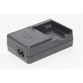 Laddare Panasonic DE-A98 för batterier till Lumix BLG10, BLE9, original, 230V