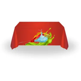 Custom printed promotional tableclocth, advertising tablecloth