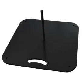 Flag base ground plate 10 kg, 47 x 47 cm.
