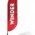 Beach Flags, winder banners with print 290 cm