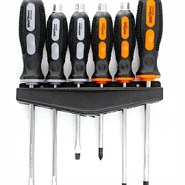 6-Piece Screwdriver set, Magnetic, SOFT TOUCH, Kraft & Dele