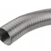 Flexible stainless steel pipe, 110 mm, for chimneys and exhaust venting, 1 meter