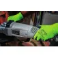 Nitrile Gloves Black-Neon Green, Elastic Gloves, Work Gloves, CE, LAHTI
