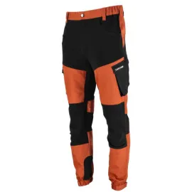 Work Trousers with stretch panels. Brick red-black, CE, LAHTI