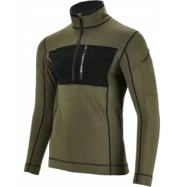 Long-sleeved shirt, thermal warming, green-black, CE, LAHTI