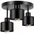 Metal ceiling lamp, Luxolar 382, 3 x E27