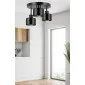 Metal ceiling lamp, Luxolar 382, 3 x E27