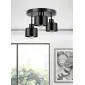 Metal ceiling lamp, Luxolar 382, 3 x E27