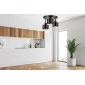 Metal ceiling lamp, Luxolar 382, 3 x E27
